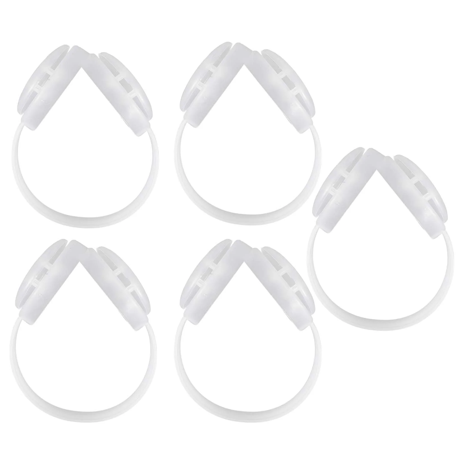 Kit de construction d'accessoires pour cache-oreilles, rallonges de sangle pour masque, clips en plastique derrière le cadre de support de tête, garder au chaud, 5 pièces