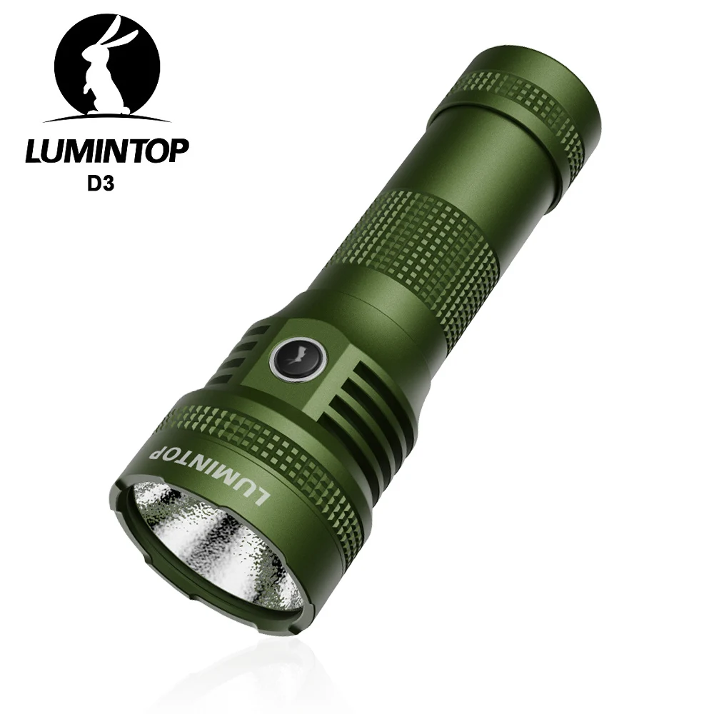 EDC Outdoor LED Flashlight USB-C Rechargeable Lamp High Power Lights 26800 Battery Magnetic Tail Camping Lantern Torch Green D3