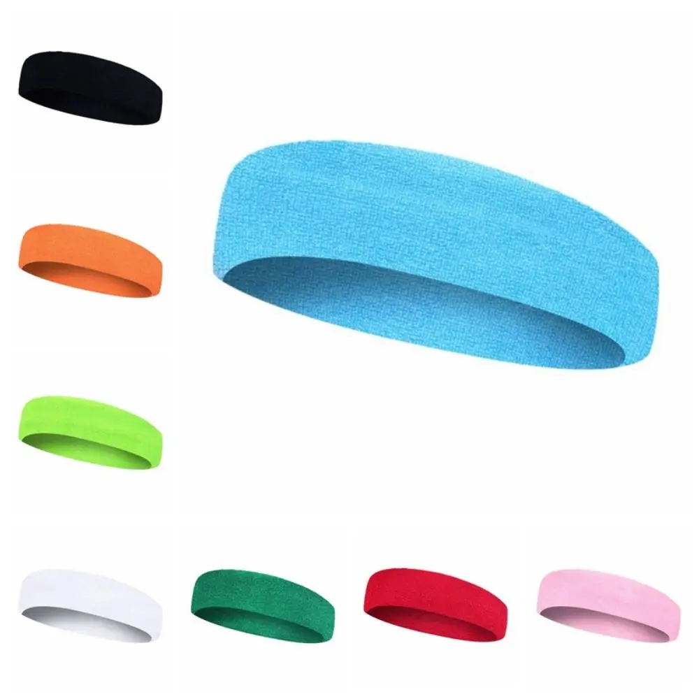 

Fitness Absorb Sweat Towel Sweat Bands Elastic Force Breathable Sweat Guide Belt Stretching Durable Tennis Headband Badminton