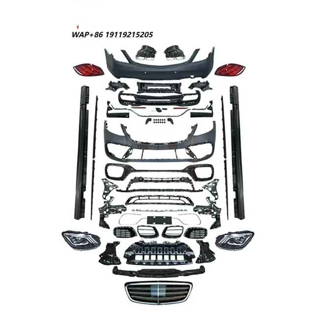 Hot Sales Body Kits for W222 Upgrading to S450 Style Car Front and Rear Bumper for S Class for for