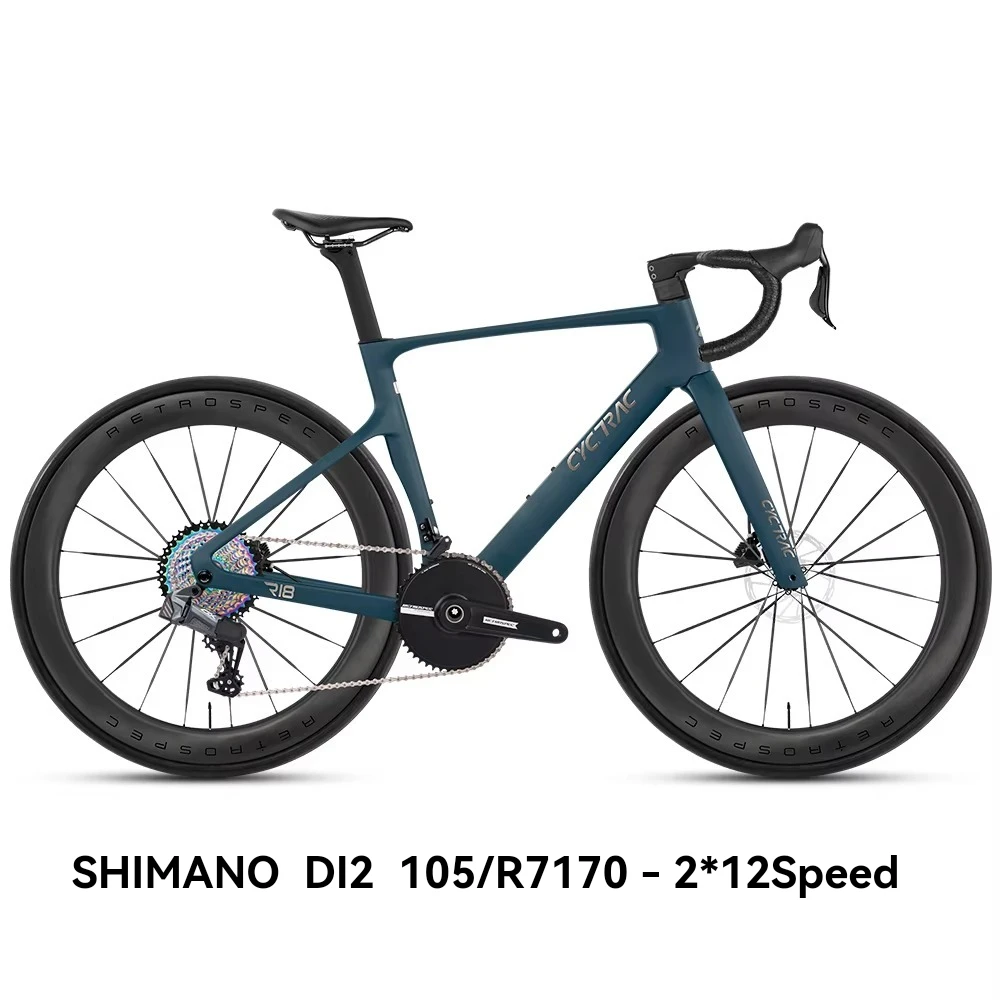 

TWITTER R18 Racing Edition Ultra Light 105R7120-24S7.8kg T1000Carbon Fiber Road Bike Electronic Transmission EDS-GEX-13s RS-24S