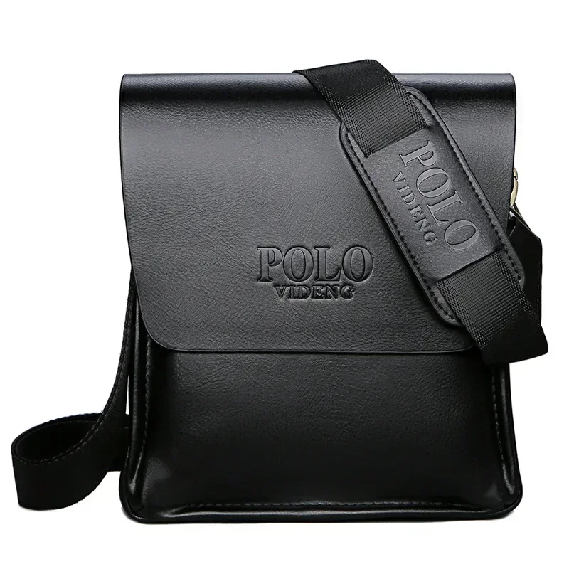 El bolso de hombro de negocios de ocio Polo bolso vertical hombre tendencia bolso de hombro inclinado