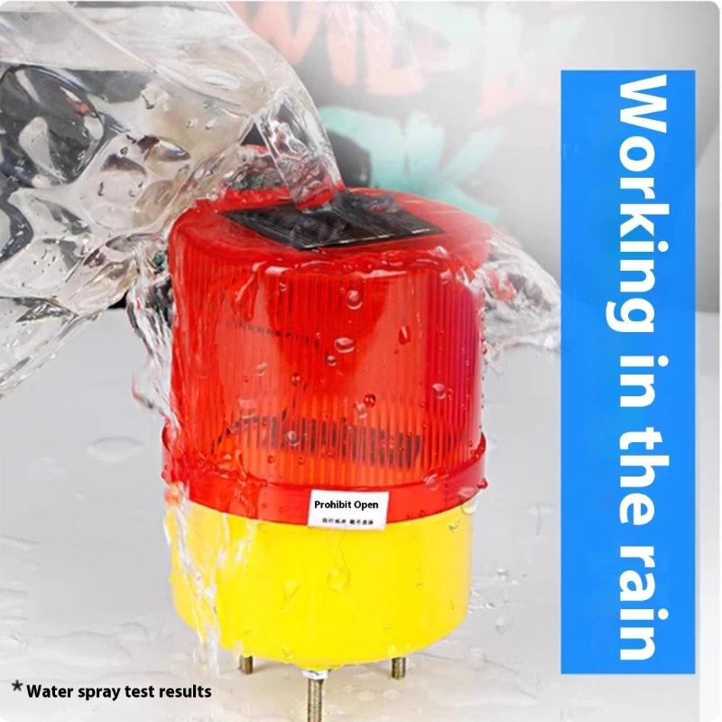 Solar betriebene LED Warning Light Road Verkehrs Barriere Blinklampe Bester Verkauf