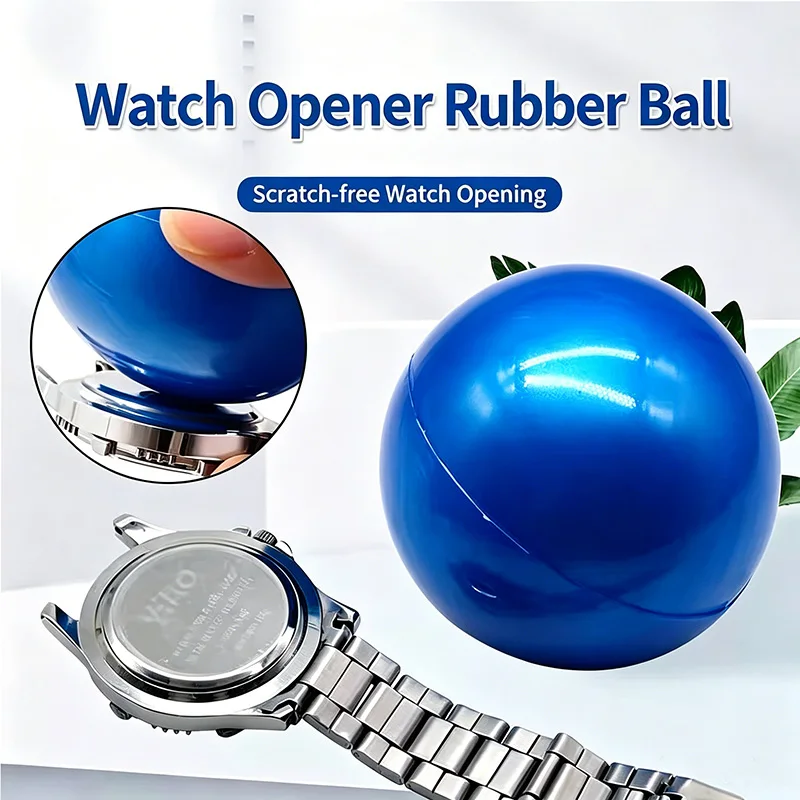 

Watch Case Back Opener Ball Rubber Non-Slip Damage Free No Scratch Rubber Ball Opener Bottom Opener Rotating Back Cover Opener