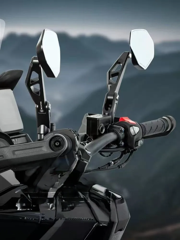 لهوندا X-ADV 750 XADV 750 ADV 350 2025-دراجة نارية مجال رؤية كبير للغاية زاوية واسعة عاكس للطي الجانب XADV750 المرايا