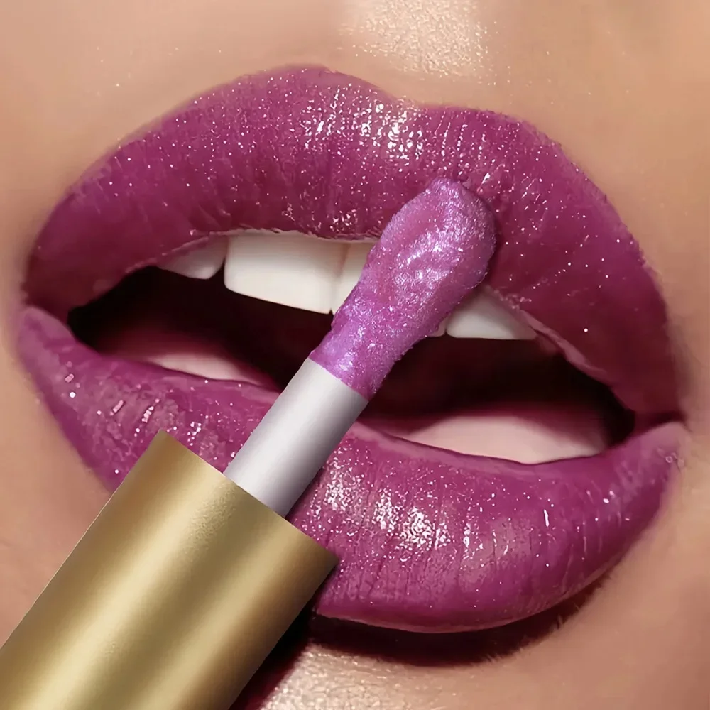 6-kleuren glitter lipglazuur waterdichte diamant glans lipgloss sprankelende vloeibare lippenstift langdurige lipmake-up voor vrouwen