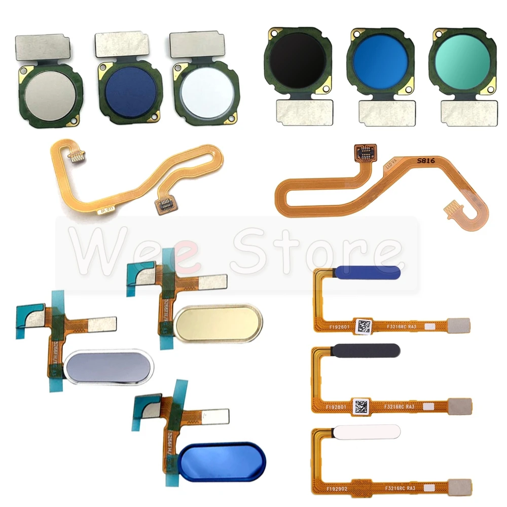 AiinAnt Back Home Button Key Connection Touch ID Fingerprint Sensor Flex Cable For Huawei Honor 9 9i 9X Lite Phone Parts