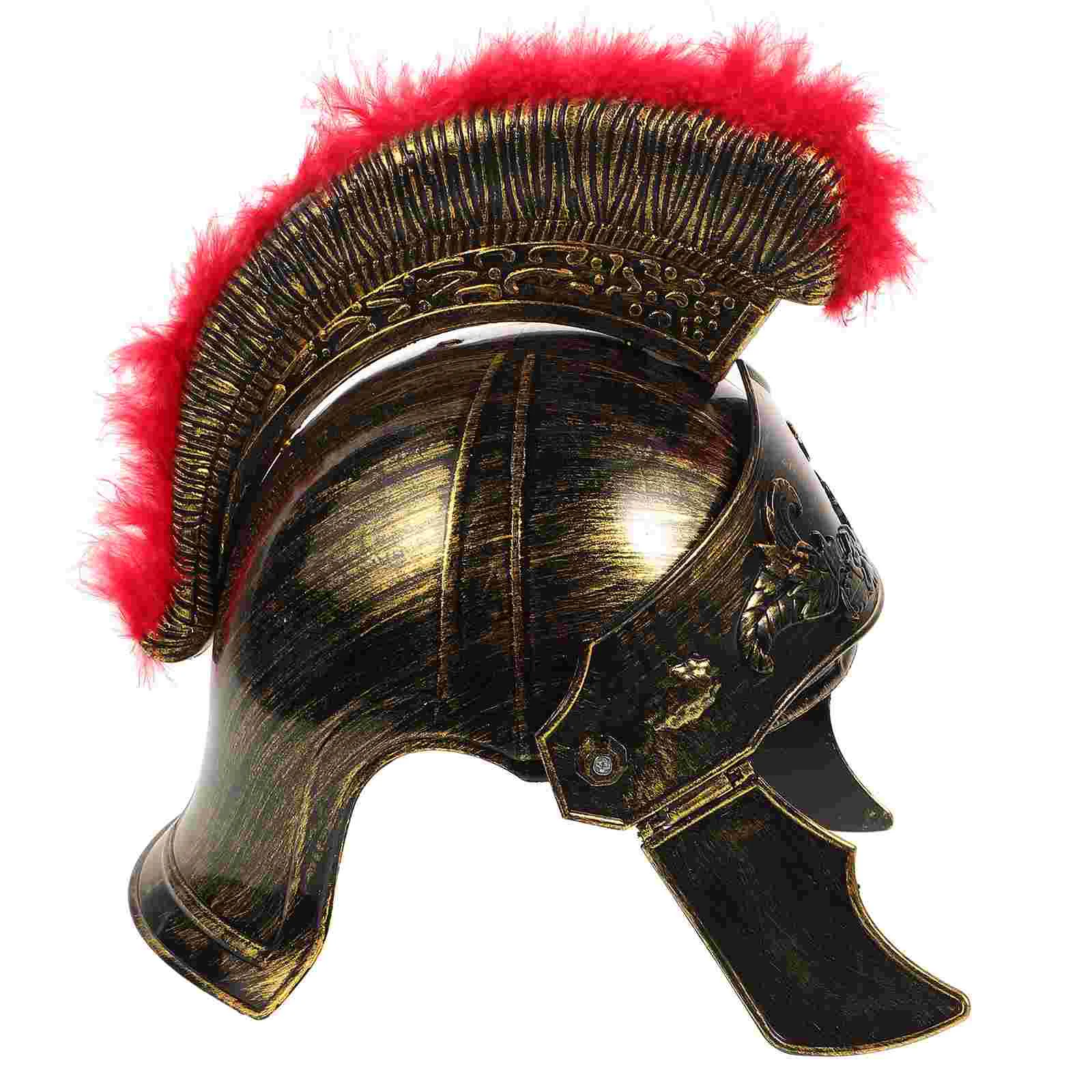 Accessori medievali Cappello romano antico Costume da cavaliere da uomo Gladiatore in plastica