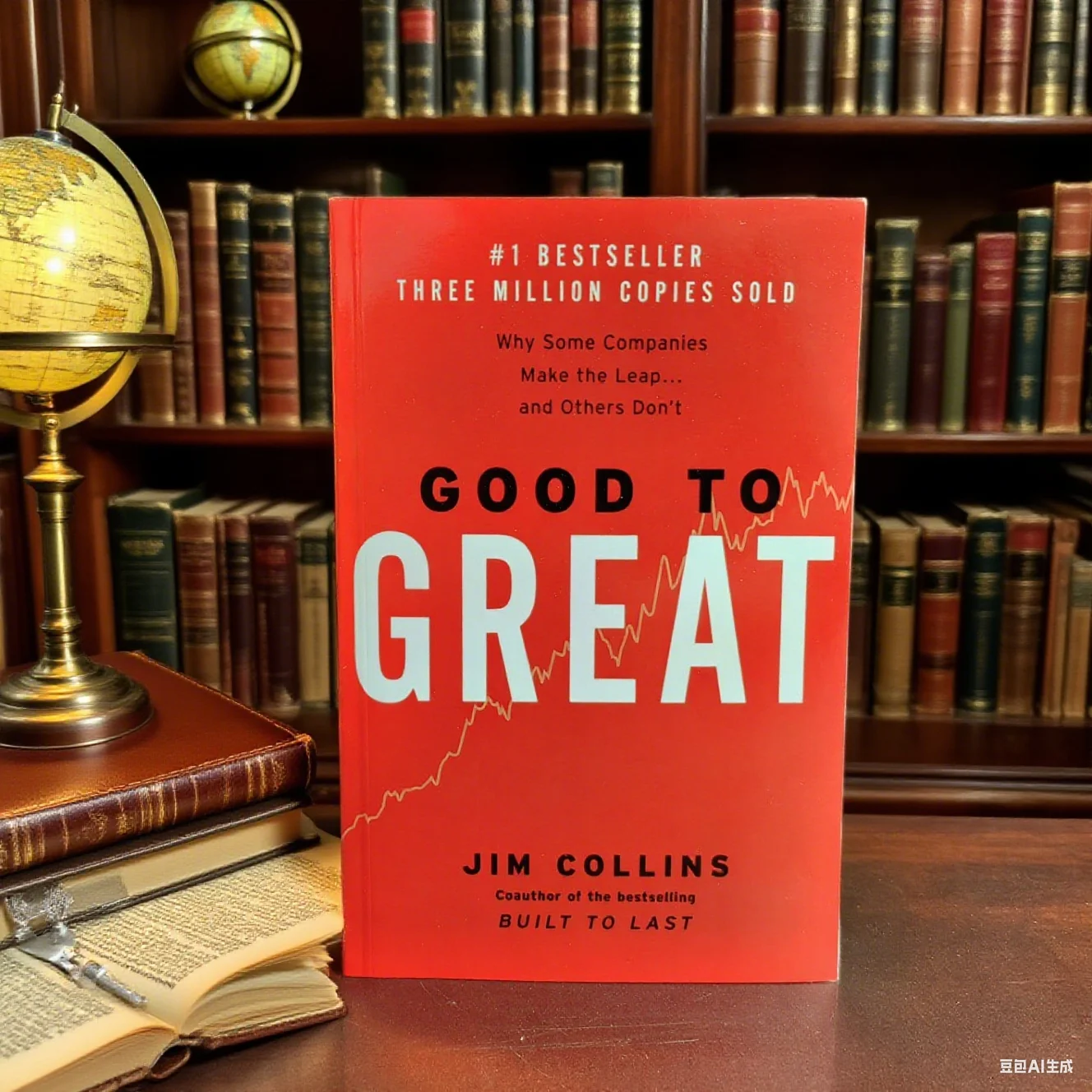 Good To Great de Jim Collins - Stratégies d'affaires Livre de poche pour succès de leadership