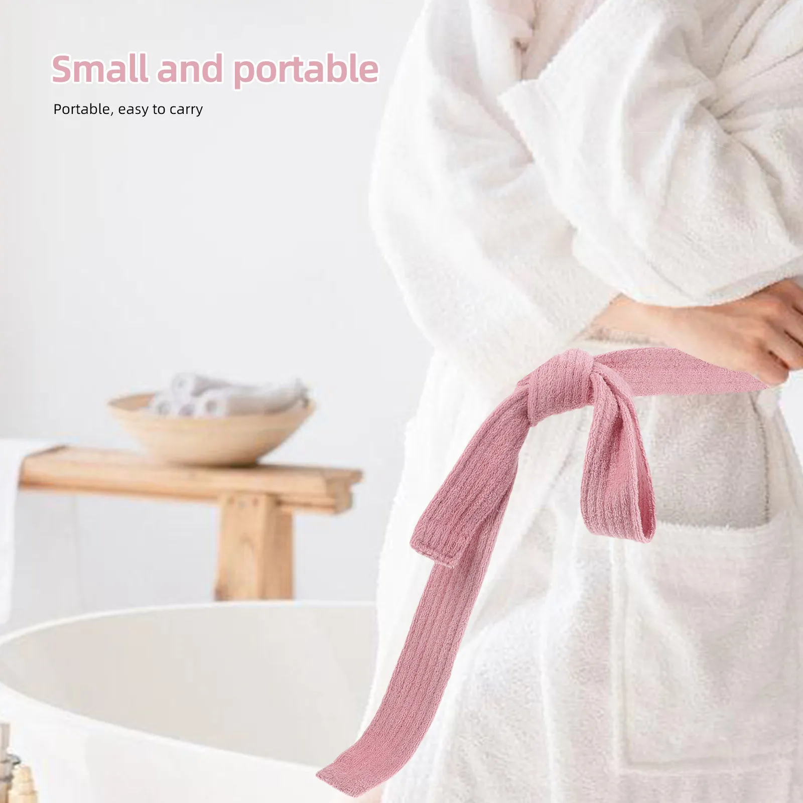 Soft Flannel Bathrobe Belt for Men and Women Universal Fit Robe Waist Belt Replacement for Hotel Spa Home Use Comfortable