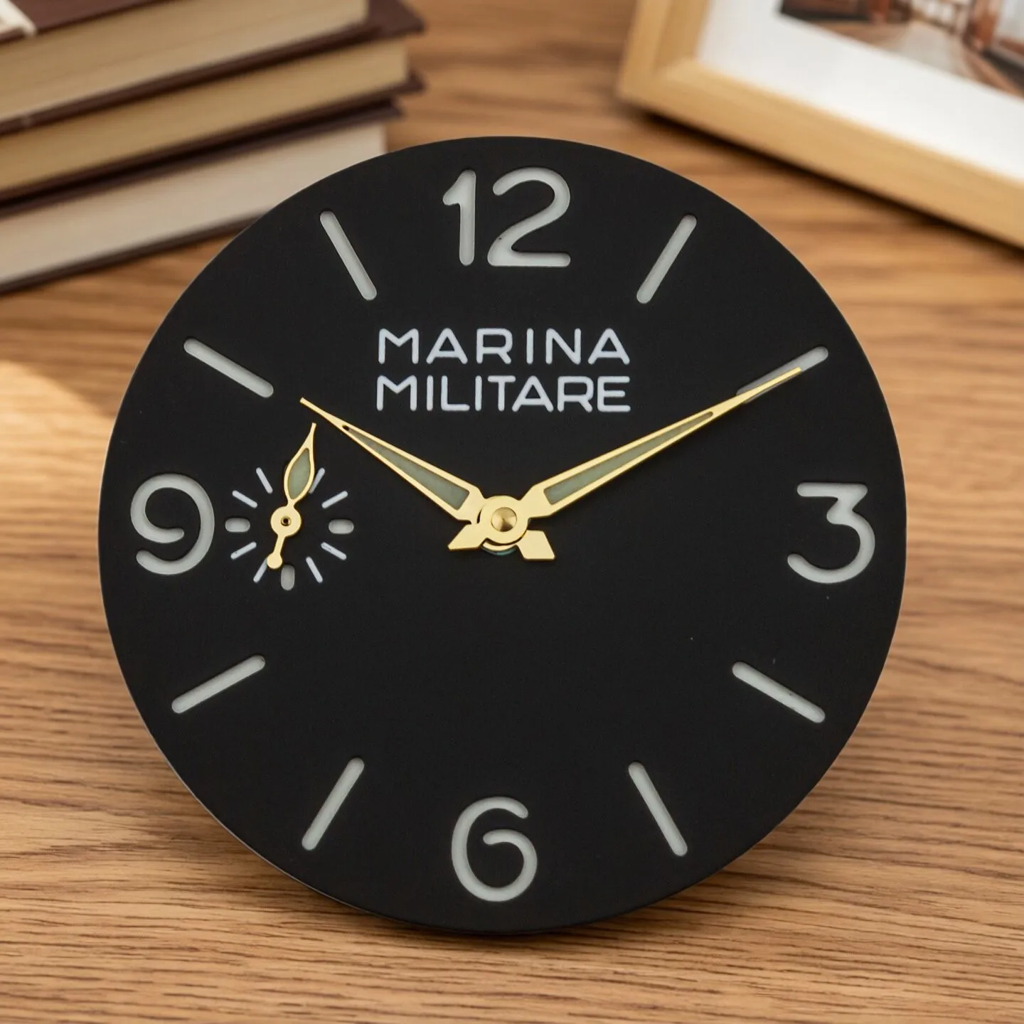 

39mm Vintage Retro Watch Dial Hands Green Luminous Watch Face Needles For PAM 6152 Case ETA 6497 ST3600 Movement MOD Accessories