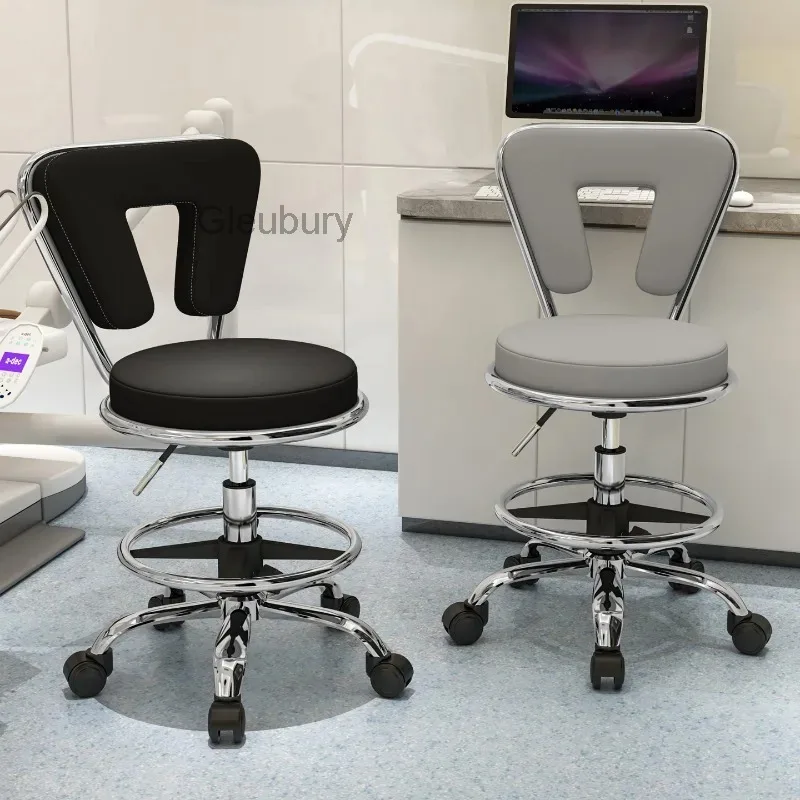 Ergonomic Accent Swivel Bedroom Bar Stools Aesthetic Rocking Barstools Rocking Leather Bancos De Bar Lounge Suite Furniture