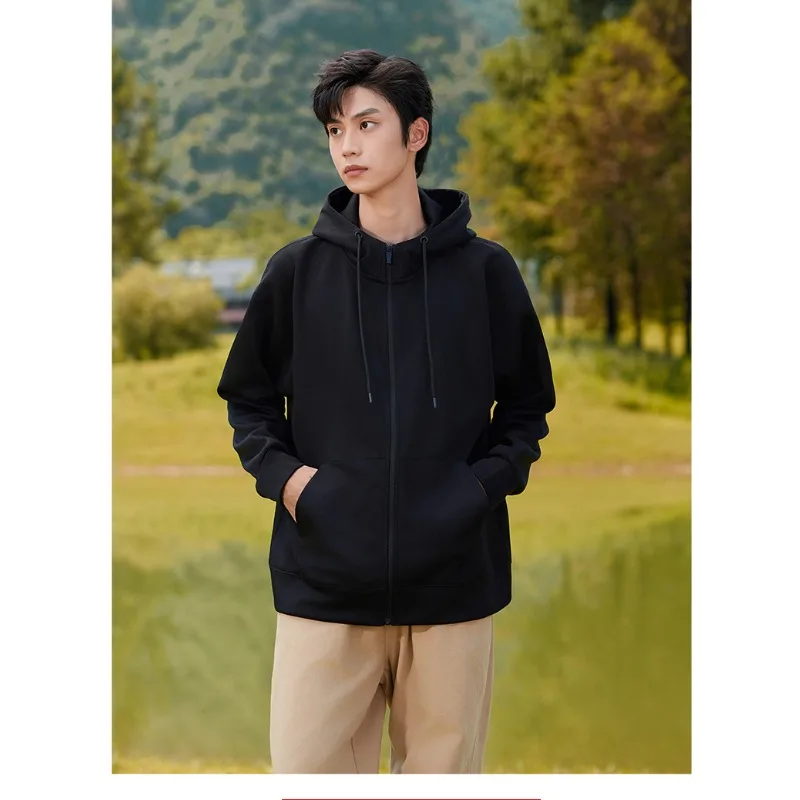 

Men and Women Hoodie Autumn and Winter New Heavy Coat Zipper Jacket Trendy Brand Fleece Warm Soft Couple Casual Sweater