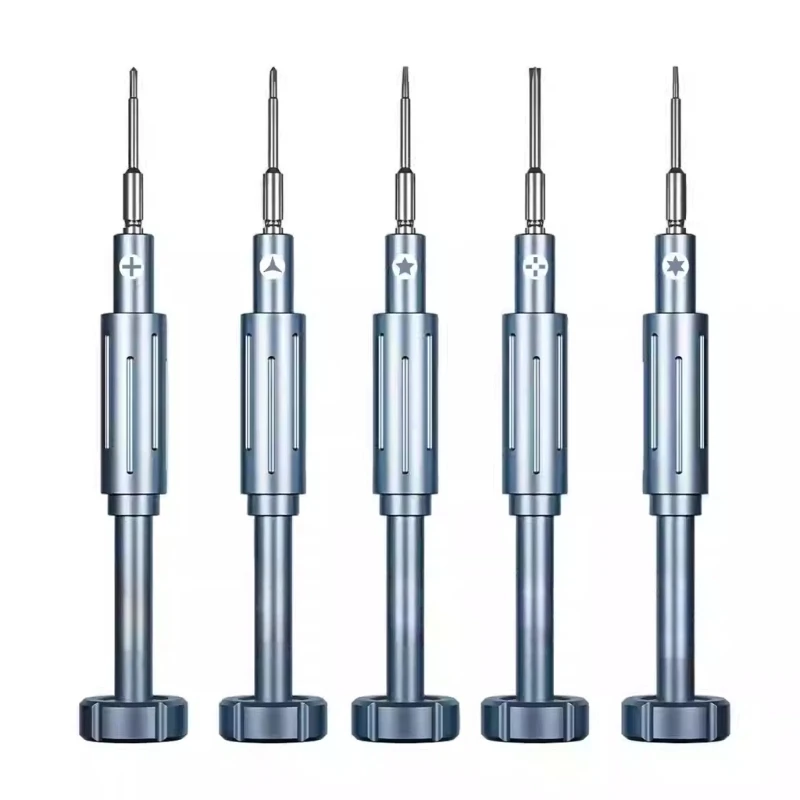 5pcs mini-tournevis avec bits magnétiques pour les outils réparation téléphone gadgets KXRE