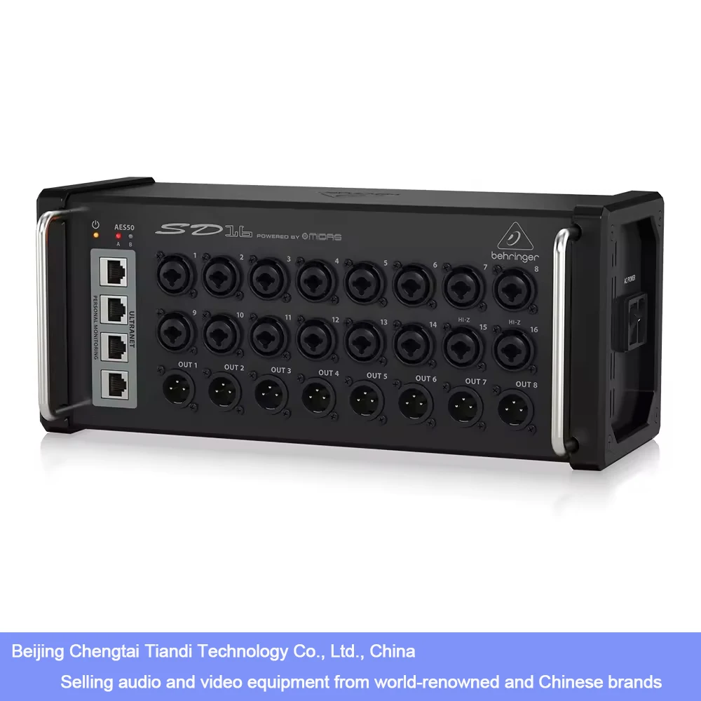 Behringer SD8 SD16 Rack Stage Performance 16 In 8 Out Digital Mixer Interface Box Digital Snake Transmission System