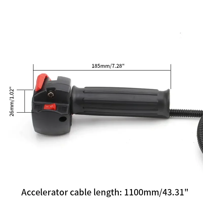 

INDEL Handle Switch Trimmer 26mm Brush Cutter Brush Cutter Throttle Trigger Cable Throttle Grip Garden Power Tool Accessories