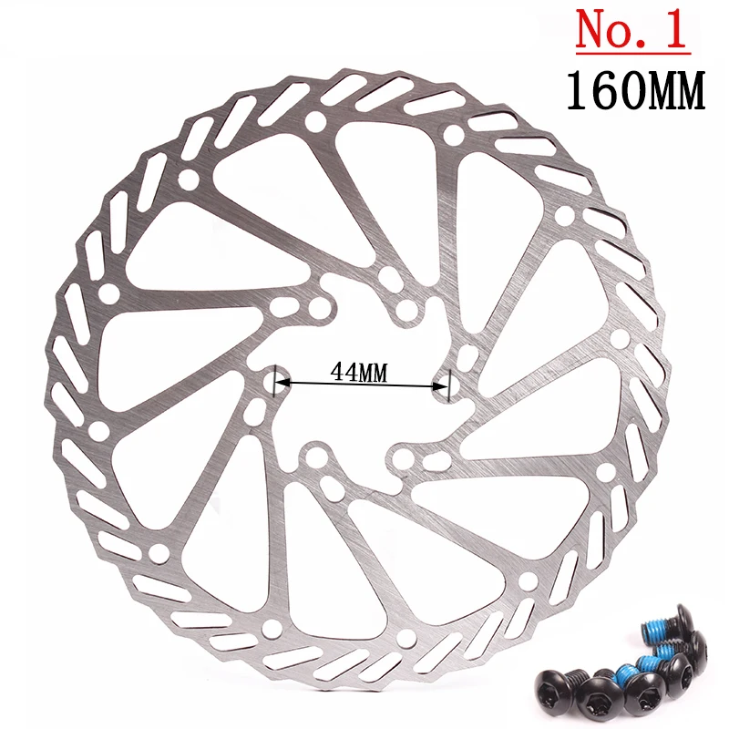 1 Piece 6 Bolts 140/160/180/203MM MTB Road Bike Brake Disc Rotors Hydraulic Mechnical Mountain Disc Brake Rotor