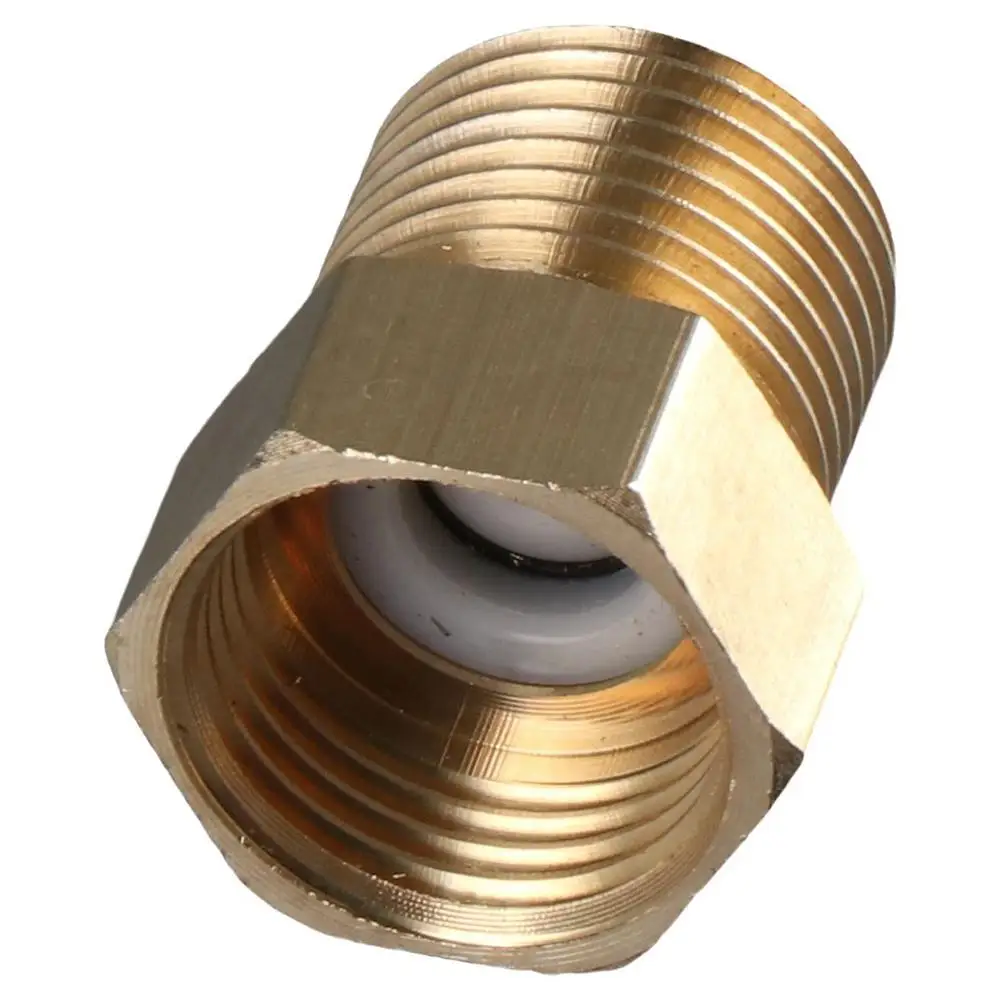 Valvola unidirezionale in ottone durevole oro 1/2 "valvola di ritegno filettatura femmina a maschio resistenza all'ozono valvola di riflusso olio acqua Gas