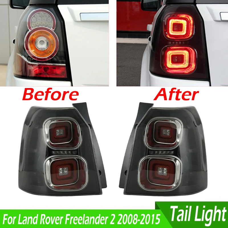 

Модернизированные светодиодные задние фонари Facelift для Land Rover Freelander 2 2008-2015, задний фонарь, указатель поворота, стоп-сигнал, фонарь заднего хода