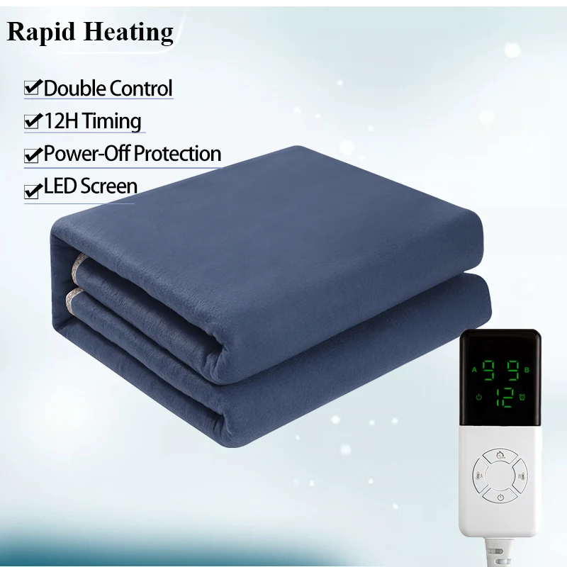 large size silent night premium best quality switch controller heated heating electrical under blanket