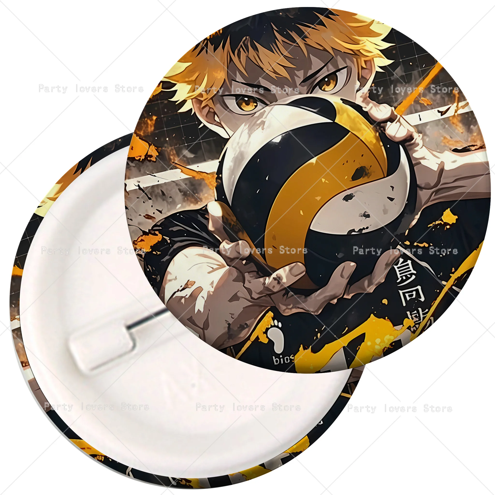 ハイキュー アニメバッジ 漫画フィギュアエンブレム バレーボ - Embroidery Reddit のレビューと価格
