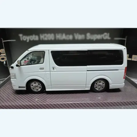 1:24 Skala Toyota H200 HiAce Bilmodell Legering Gjuten Fordon Metall Simuleringsleksak Samlarleksak Vuxna Pojkar Souvenir Presentleksaker 10 best sales gjuten Hiac - №9