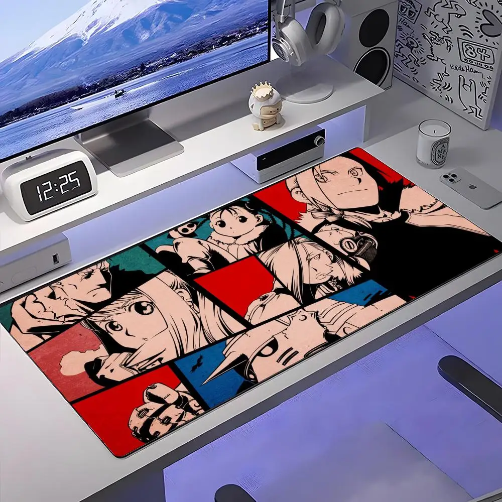 

Fullmetal Alchemist Mouse Pad Large Anti-Slip Rubber Gaming MousePad Durable Desk Pad Thick Seam Edge Suitable For Office And Ga