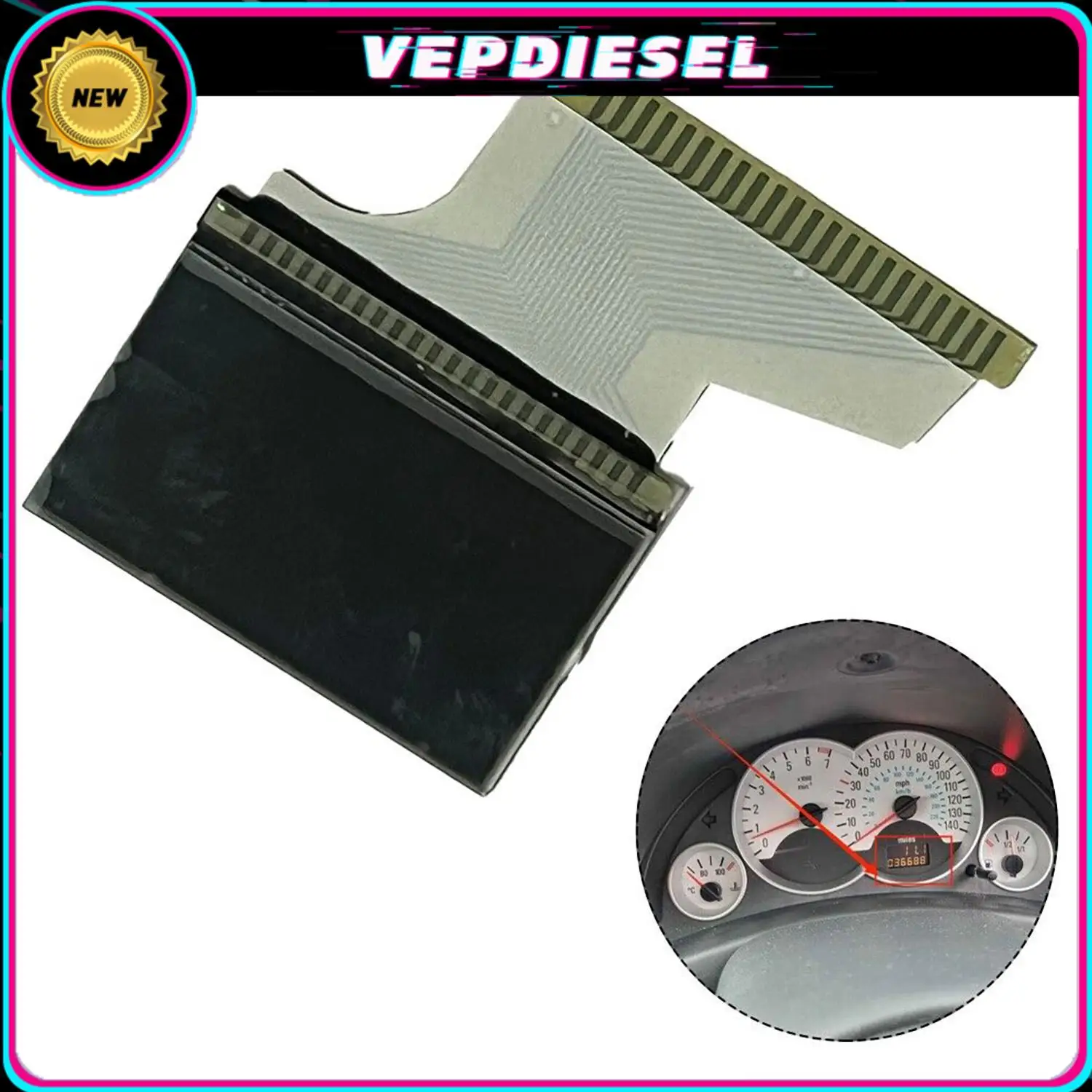 

Dashboard LCD Display Screen for Opel Combo/Corsa/Meriva/Tigra Instrument Cluster Car Accessories Replacement Interior Parts
