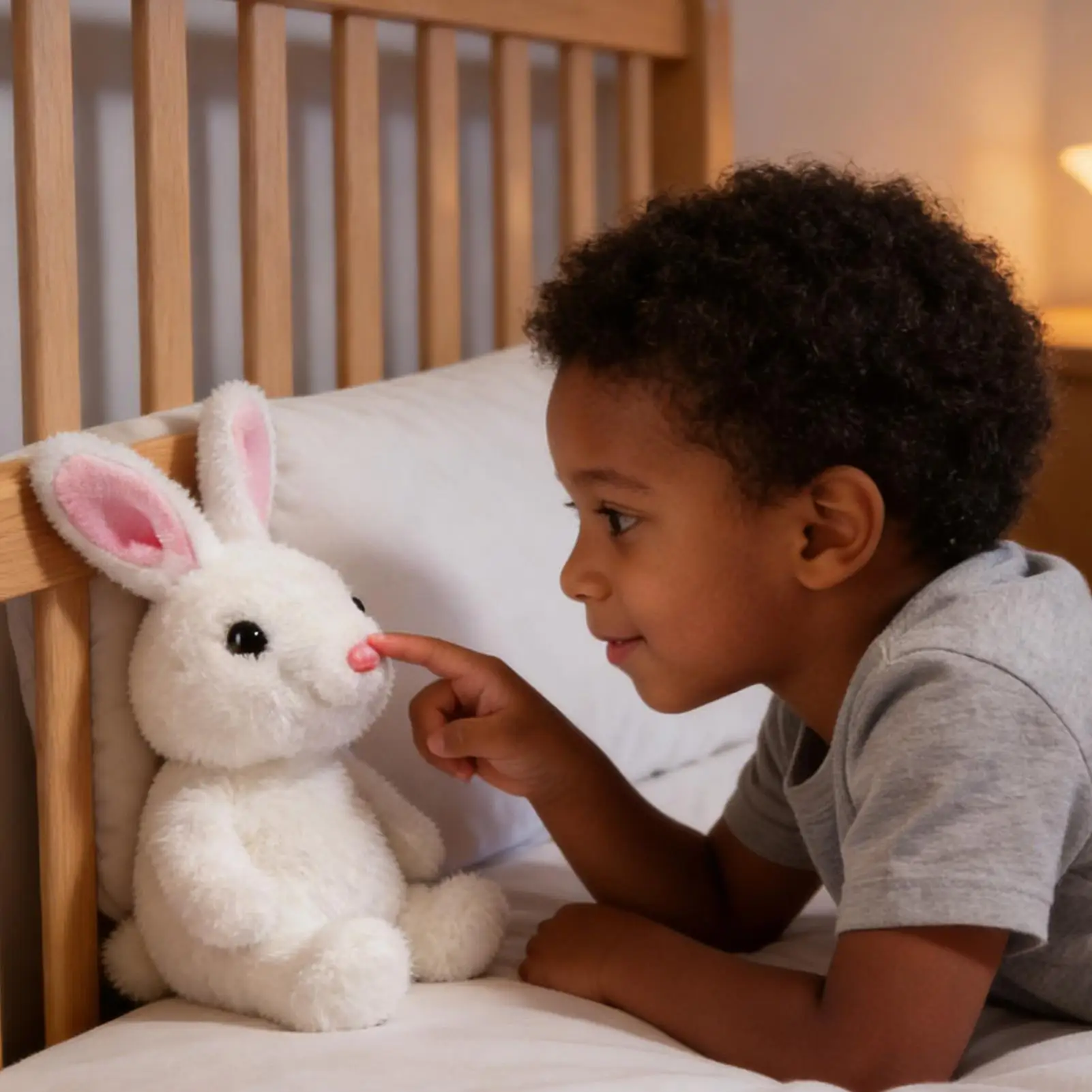My Realistic Bunny Interactive Plush Easter Rabbit Toy with Sounds and Movements Realistic Cute Bunny for Easter Birthday Boys