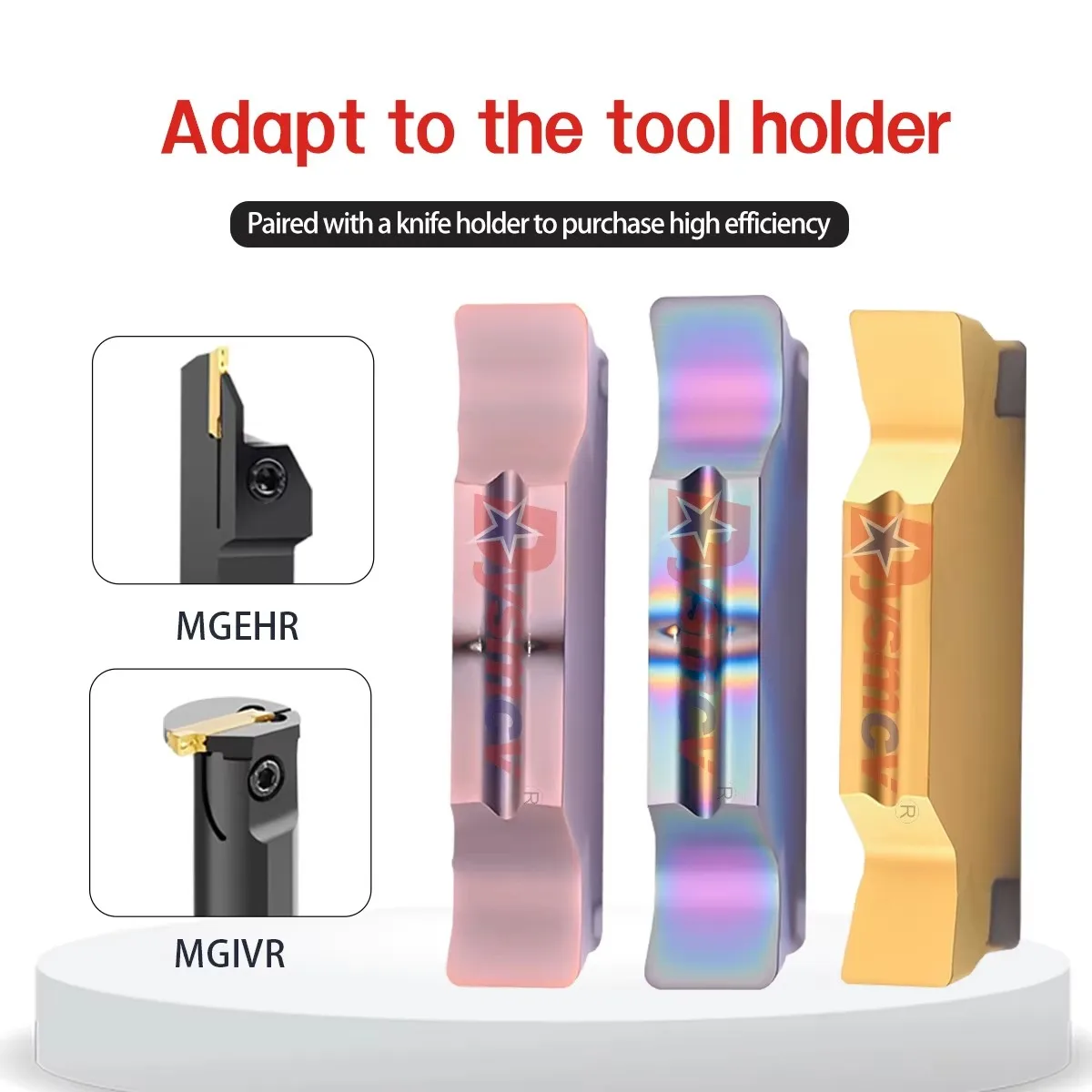 DESKAR Original Grooving Inserts MGGN150/200/300/400/500-JM/JV LF6018/LF6008/LF6028/K10/TF618 Numerical Control Slotting Blades