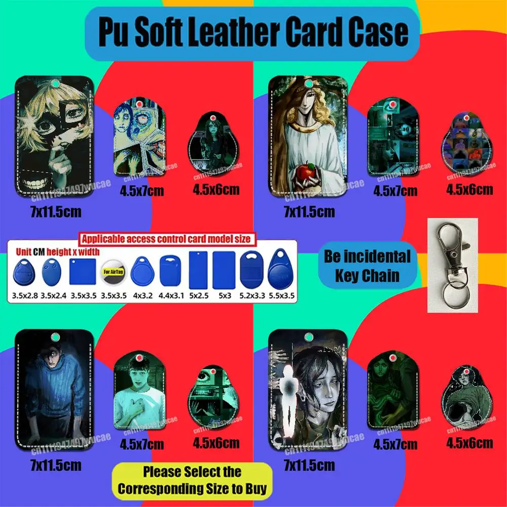 For No Im Not a Human For AirTag Case Card Holder Sleeve ID Credit Bank Access Badge For Air Tag Case Shell