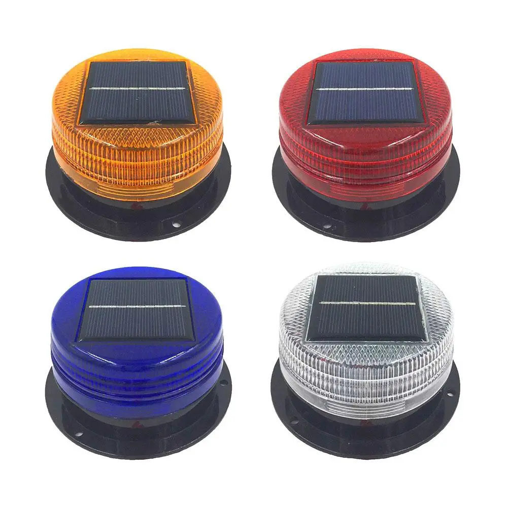 Solar Magnetic Warning Light Car Truck Vehicle Wireless Strobe Beacon Flashlight Emergency Signal Night Sensor Flashing