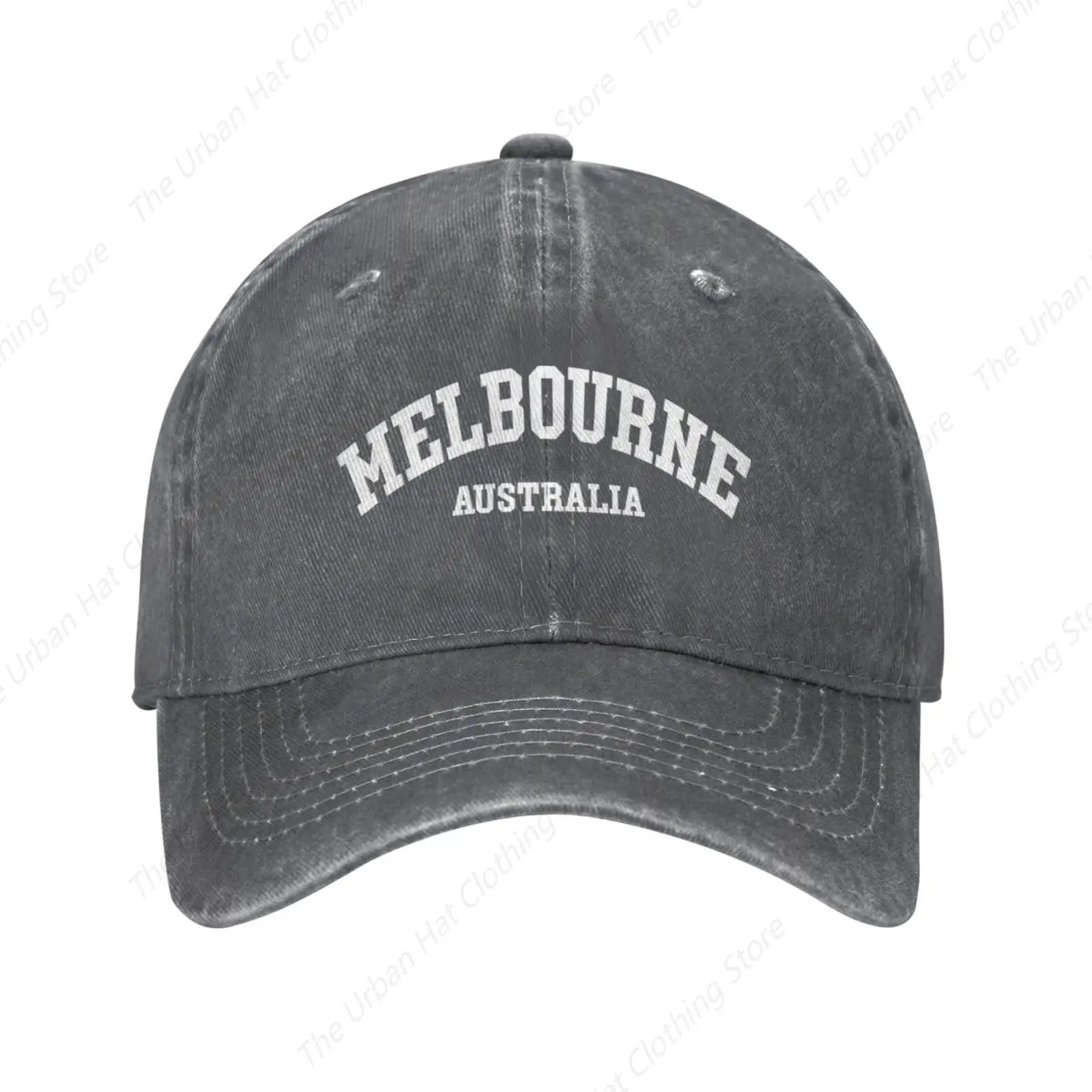 Melbourne Funny Gifts MenTrucker Hat  Australia City Baseball Hats Fishing Cowboy Snapback Cap for Men Women Ball Caps Daily