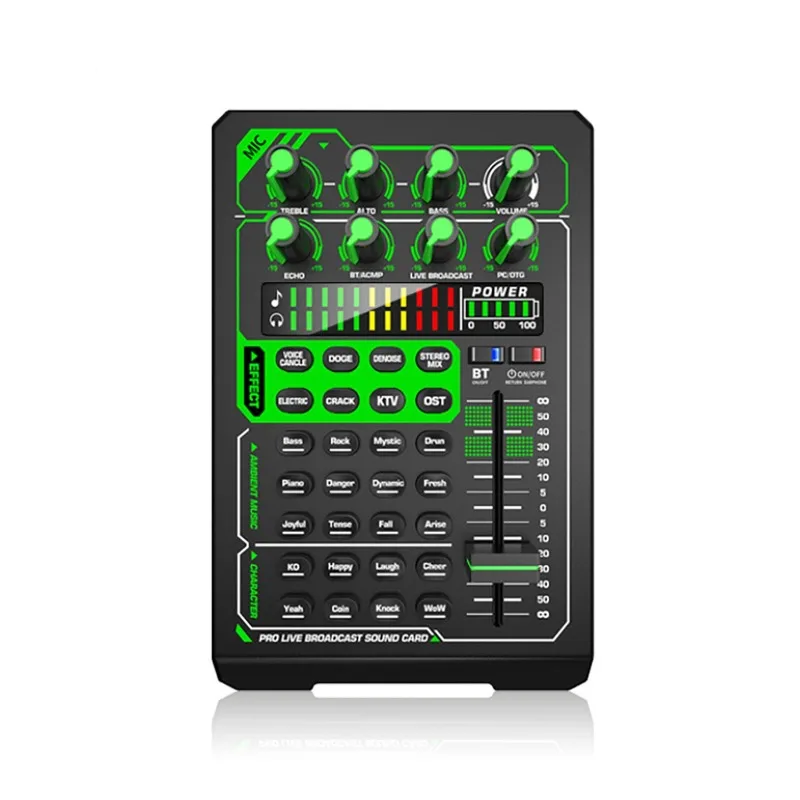 

Sound Card Douyin Live Sound Card Network Chat Recording Karaoke Mixing Outdoor Live Sound Card