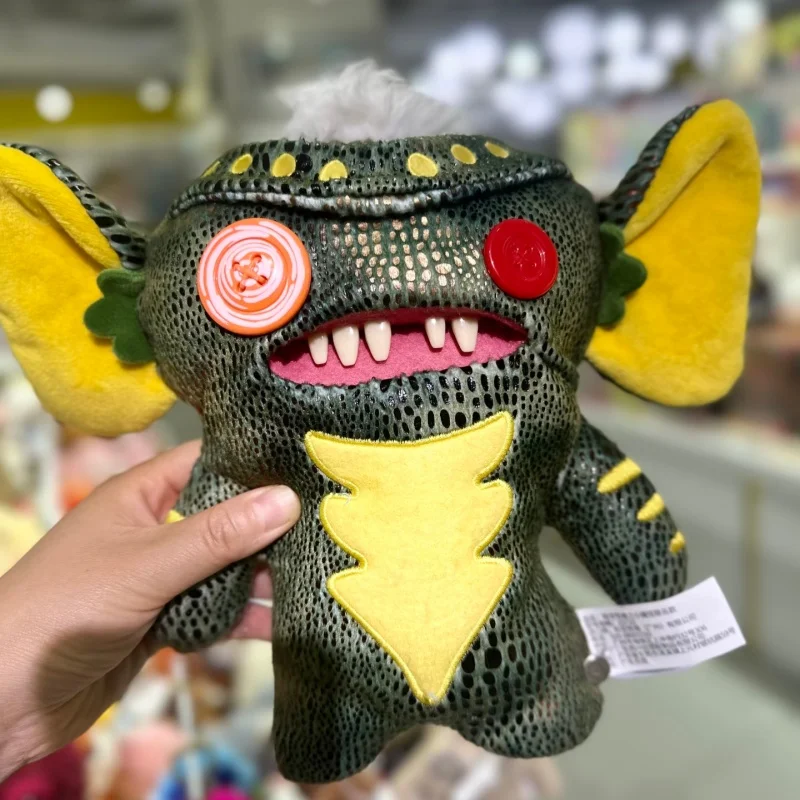 

Оригинальные плюшевые игрушки Fuggler Funny Monster: серия коллаборации с Gremlins, кукла Gizmo Stripe, монстр с уродливыми зубами из фильма, подарок
