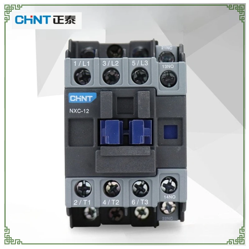 

220/380V AC Contactor Chint NXC 09-32 1NO+1NC Contact CJX2-09 Upgrade for Industrial Control Cabinet and Automation​