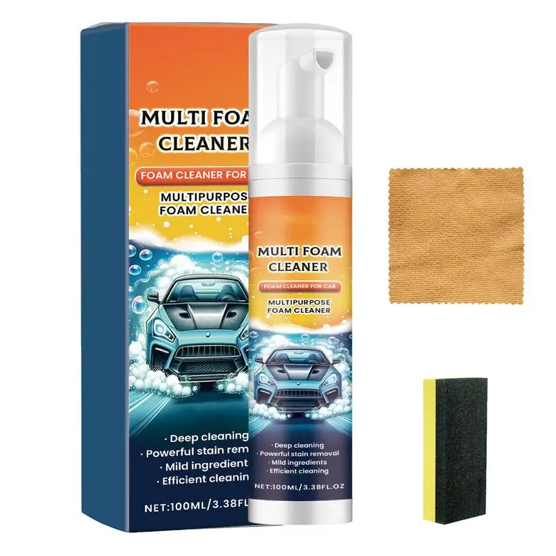 

Car Foam Cleaner Deep Cleaning Car Foam Multi Stain Removal Foam Cleaner Cleaning Foam For Mild Efficient Multipurpose Use