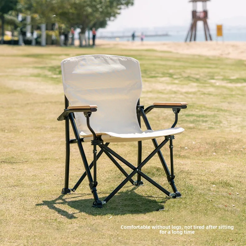 

patio furniture Foldable Chair Outdoor Beech Handrail Picnic Camping Fishing Art Student Director Back Beach Chair Outdoor