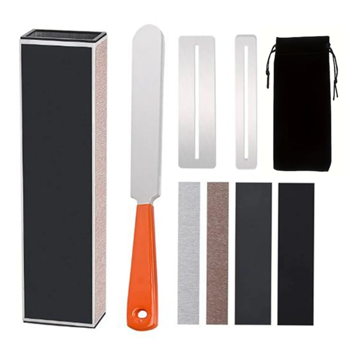 مجموعة صيانة الجيتار N17R: ملف تتويج الحنق، شعاع التسوية، واقيات لوحة الأصابع، وحقيبة التخزين