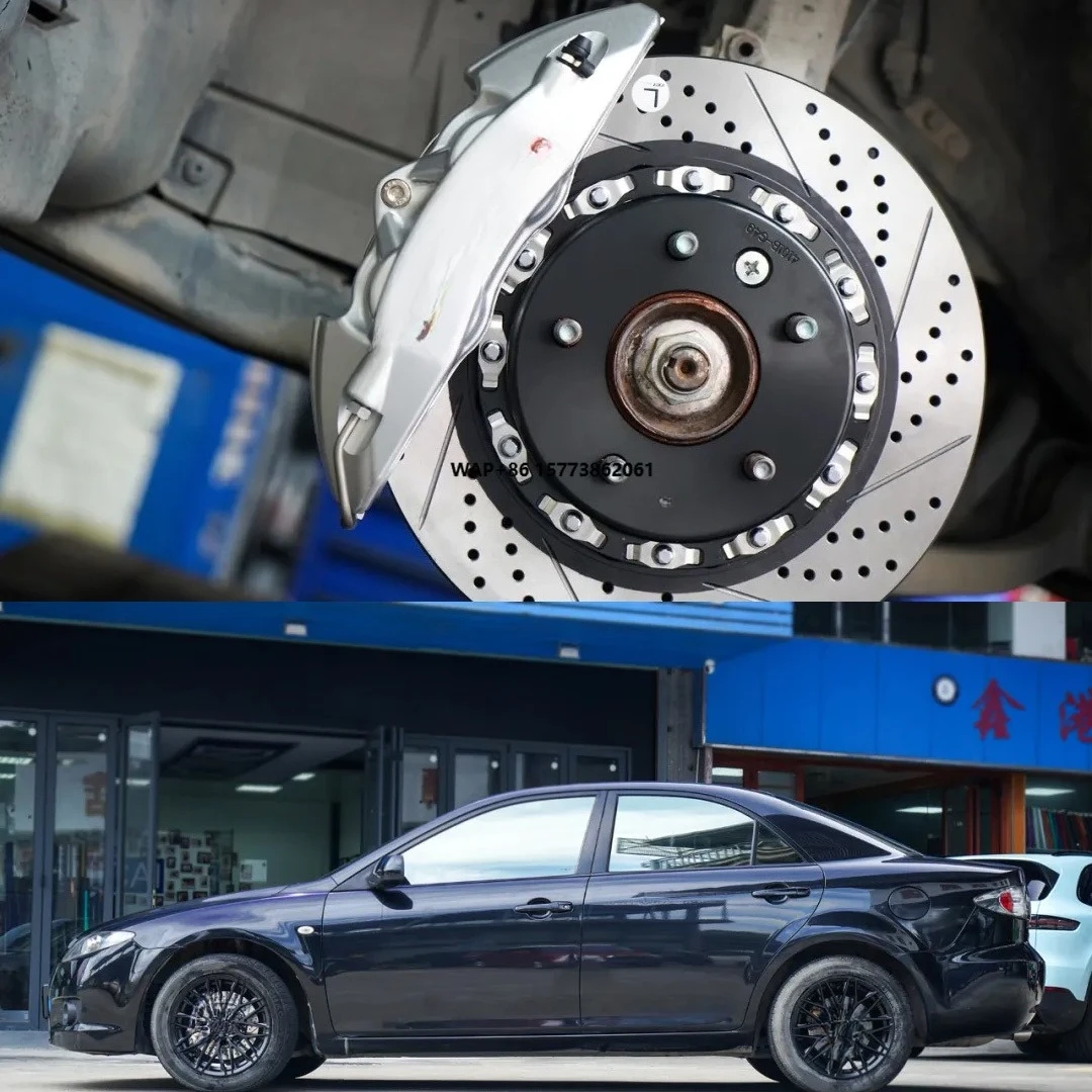 

Front Big Brake Kit P40NS 4 Piston Caliper With 330*28 mm Rotor BBK Auto Brake System for 6 16 Inch Car Rim