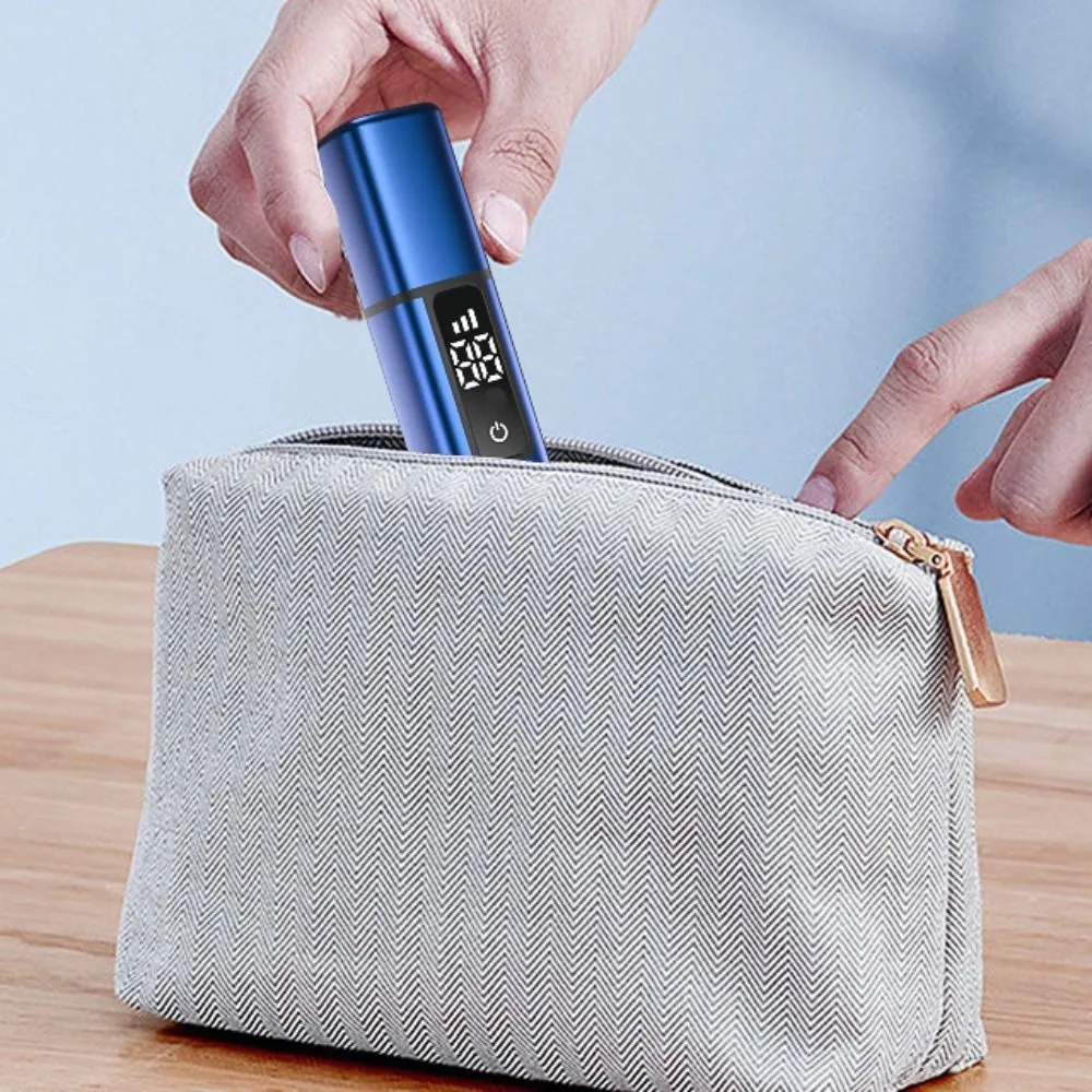 Pemangkas Bulu Hidung Elektrik Mini dengan Layar Digital, Motor Kecepatan Tinggi, Pengisian Cepat, Gunting Bulu Hidung Tahan Air, Pisau Cukur Alis Pria