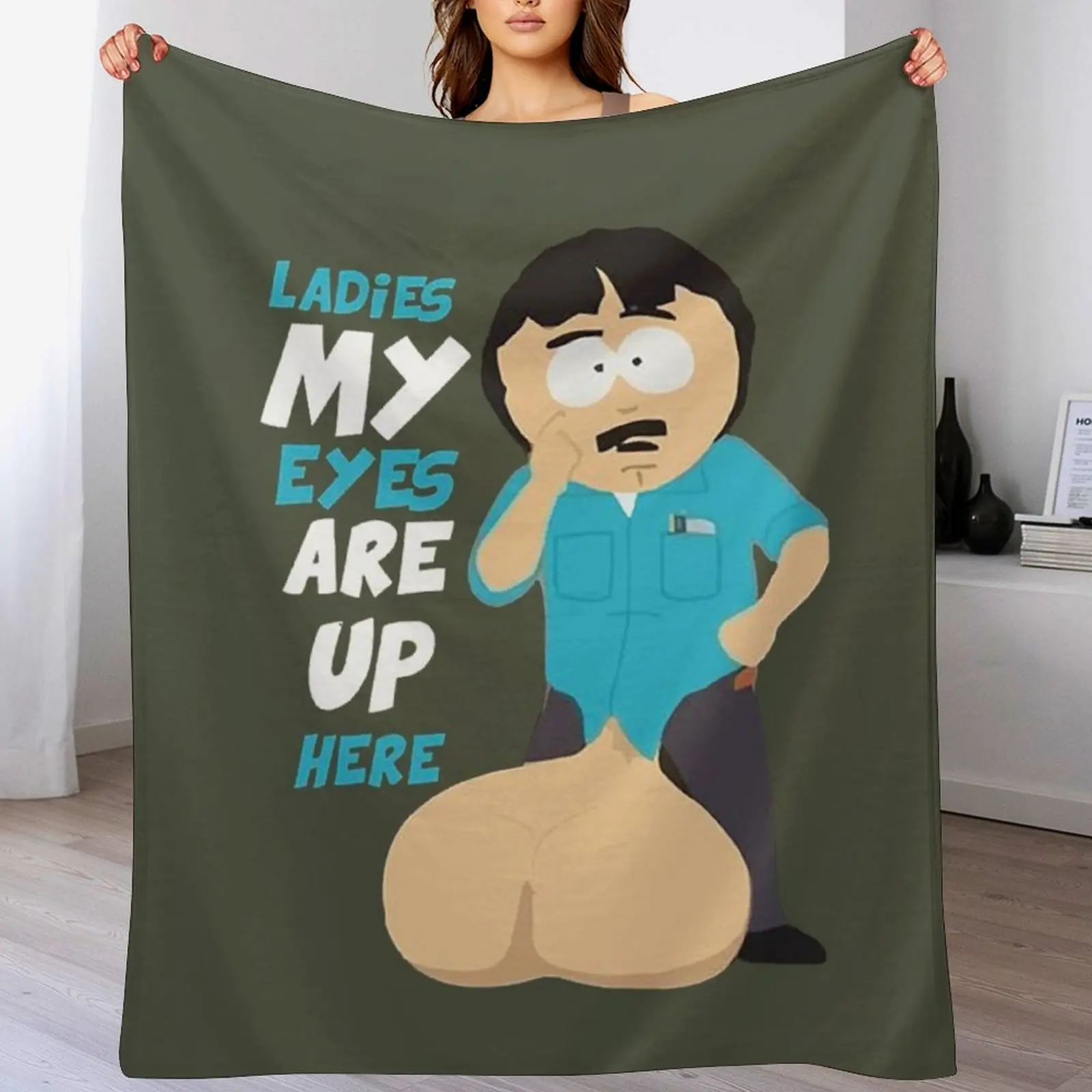 South Park Big Balls Throw Blanket Faux Fur Soft Warm Blanket for Bed