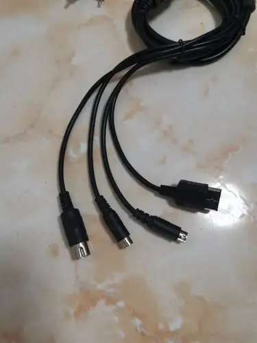 Imagen 2 del producto Cable de vídeo RGB compuesto 4 en 1 para SEGA MD1 2 para consola Saturn SS Dreamcast DC para Sony PVM BVM NEC XM sin cable componente