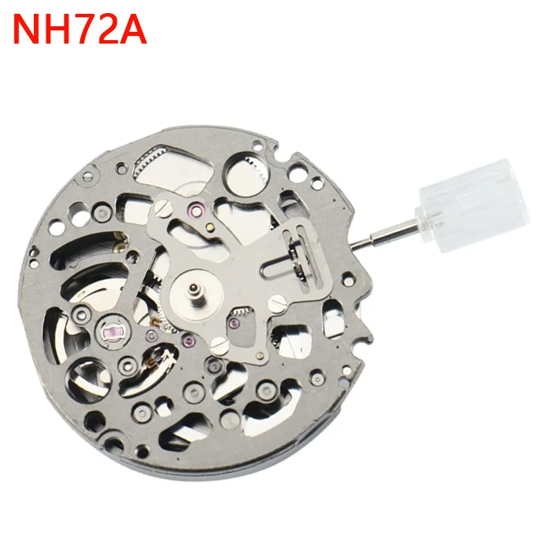 Original NH70 NH71 NH72 High Accuracy Skeletonized Movement Automatic Self-winding 24 Jewels Mechanism Modification Parts image 3