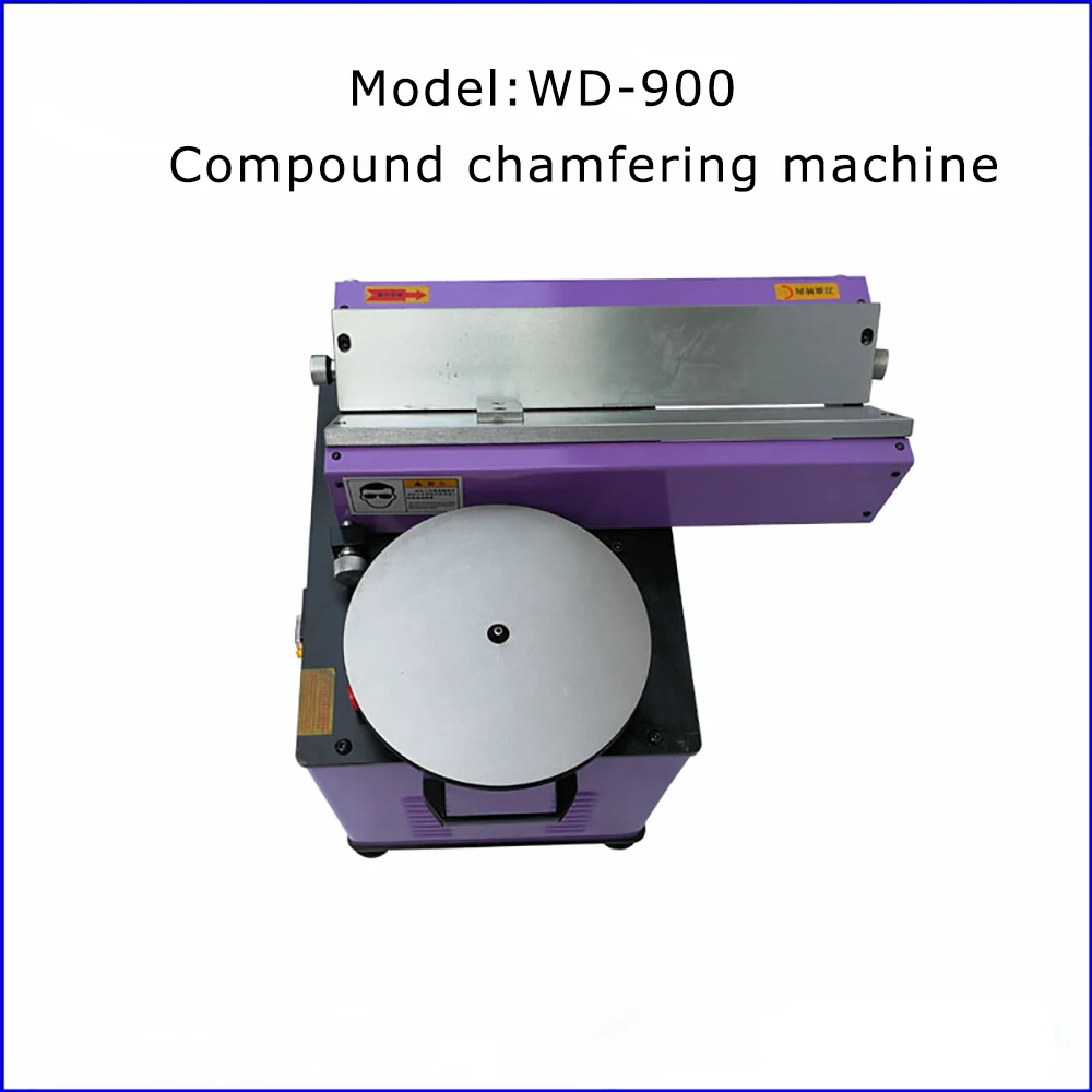 Máquina de chanfrar curva industrial doméstica portátil, máquina de chanfrar arco composto de mesa de alta velocidade