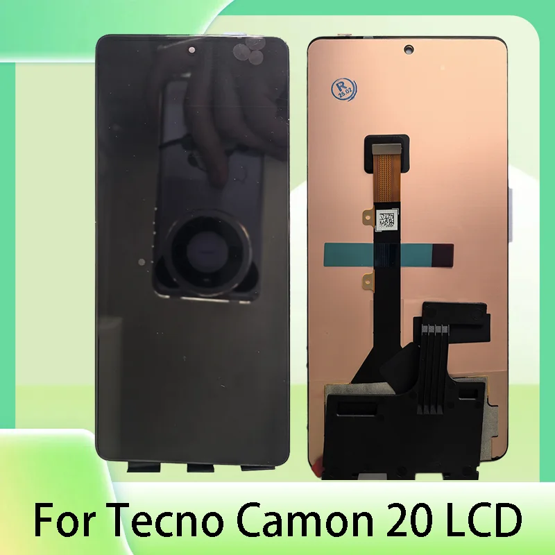 6.67 inch AMOLED For Tecno Camon 20 CK6 CK6n LCD Display Touch Screen For Camon20 Lcd Display Digitizer Panel Repair Replacement