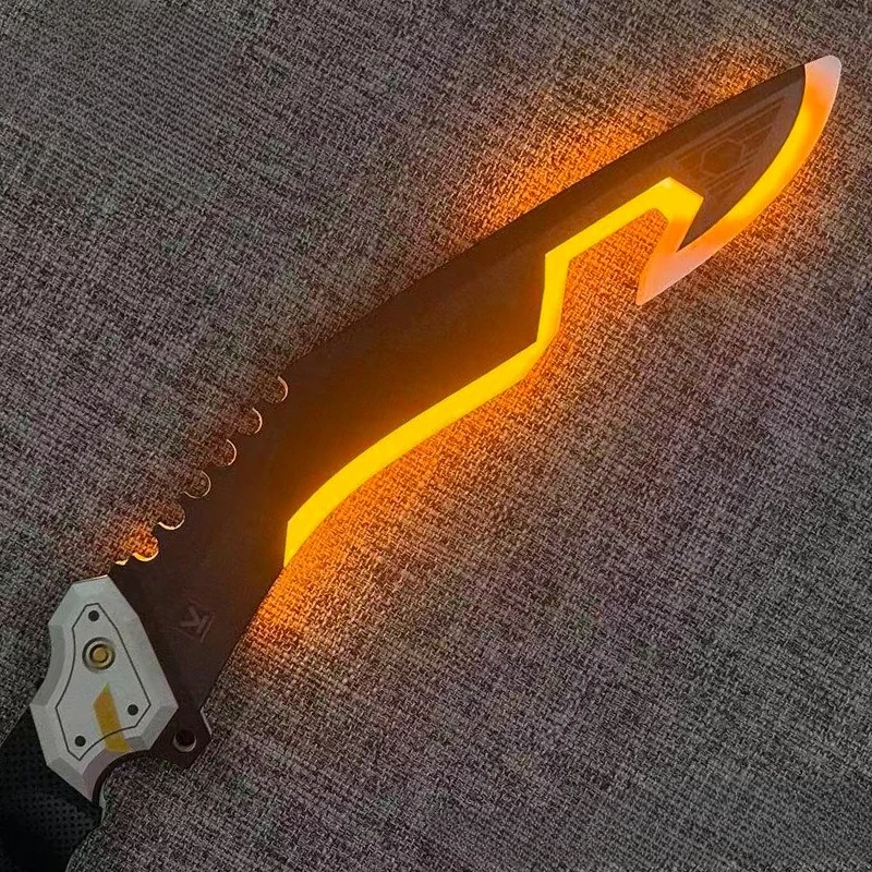 Couteau jouet lumineux Apex Bangalore 40cm/15.75 pouces, Katana, périphériques de jeu, accessoires de modèle en bois acrylique, Cosplay, cadeaux de collection pour garçons