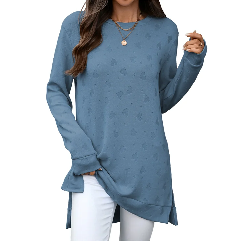

ASDS-Womens Long Sleeve Shirts Dressy Casual Loose Fit Basic Tops Trendy Fall Fashion Winter Clothes 2025