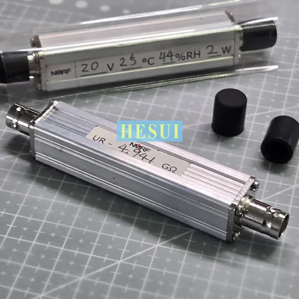 5G Ω (5000MΩ)/2W ultra-high resistance resistance, compact size, aluminum alloy shell BNC interface