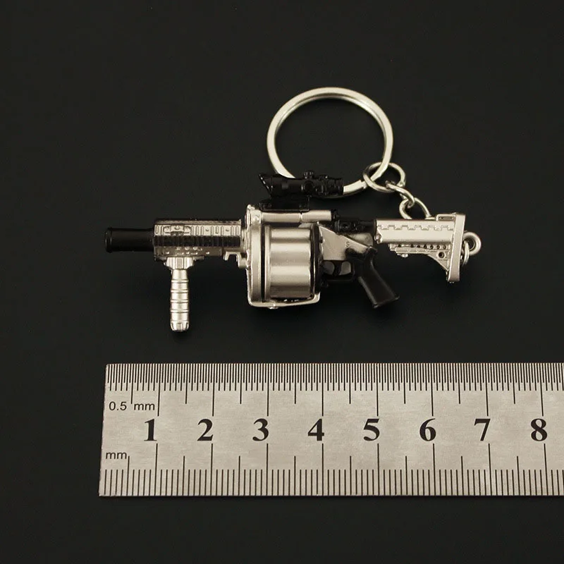 Game for Peace Pendant MGL Mini Gun Keychain Alloy Metal Best Gift for Gun Lovers